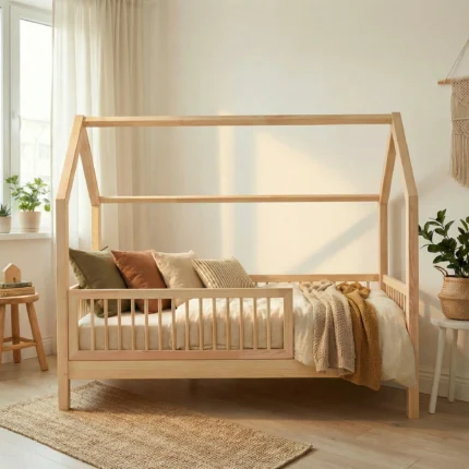 Lit cabane Helsinki avec barrière